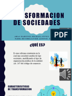 Transformacion de Sociedades