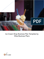 Ice Cream Shop Business Plan Template