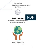 Tata Ibadah Hari Bumi - GPIB X STFT Jakarta - 28 April 2024