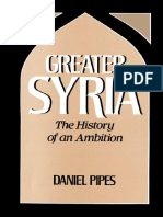 Greater Syria The History of An Ambition