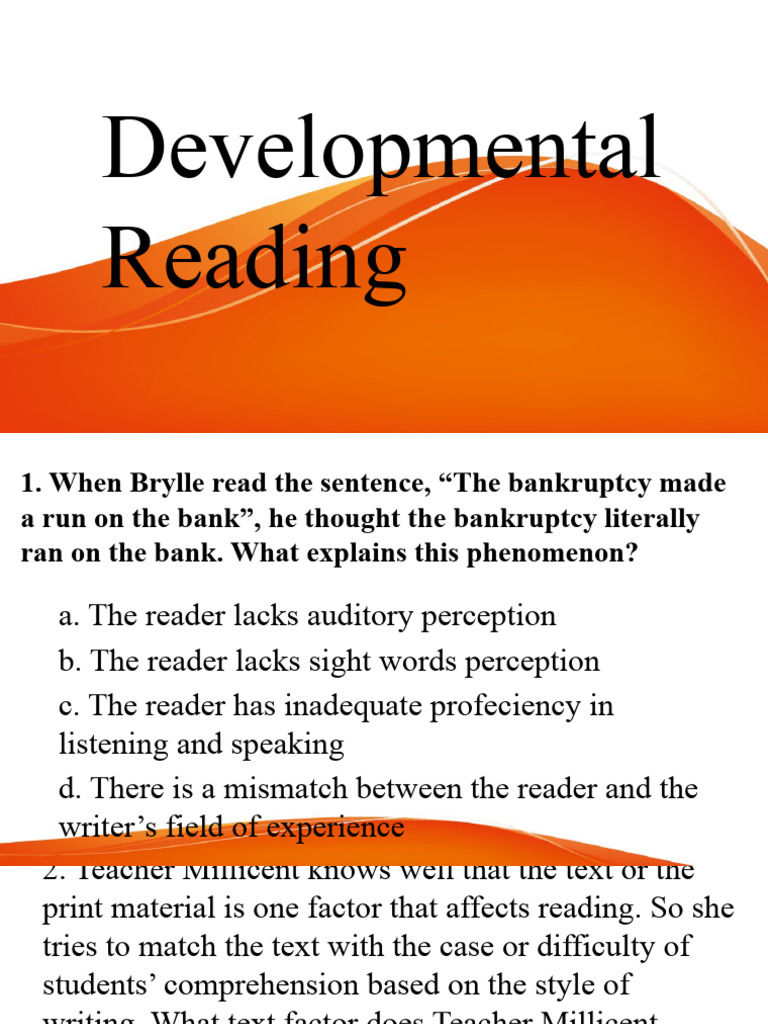 Environmental Print in Reading Development | PDF | Curriculum | Reading ...