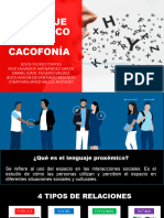 Lenguaje Proxémico y Cacofonía