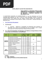 Edital Multirio Site 2011
