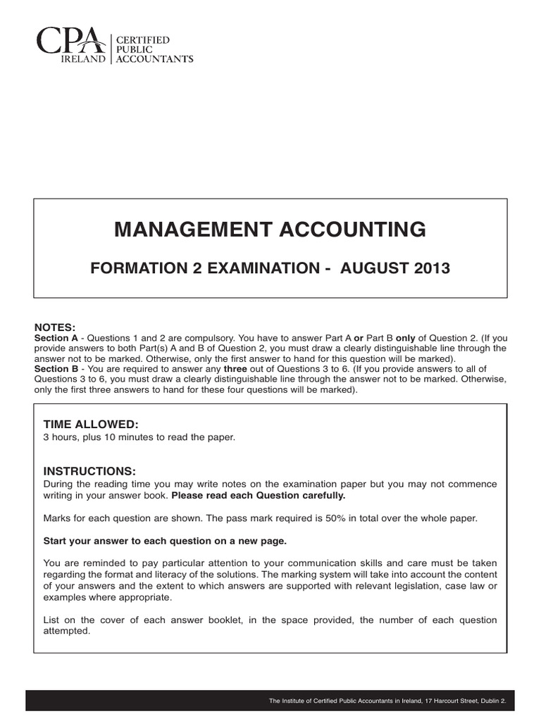 f2 - MGMT Accounting August 13 | PDF | Inventory | Cost Of Goods Sold