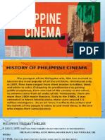 Philippine Cinema Timeline