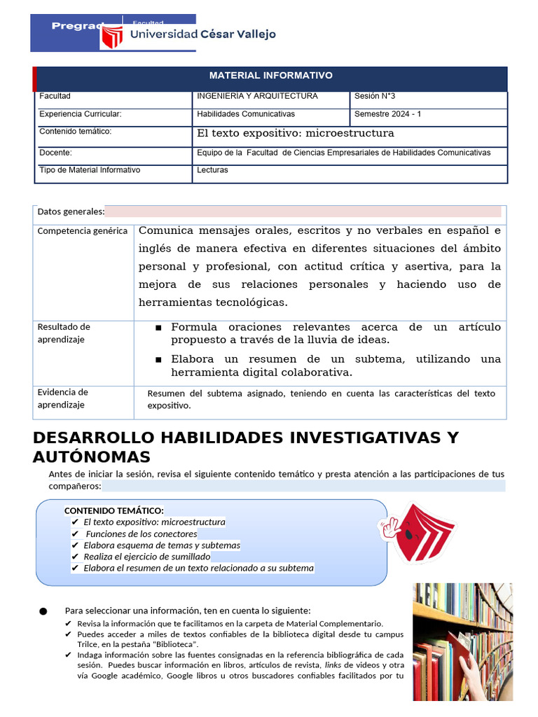 MATERIAL INFORMATIVO S3 - Tagged | PDF | Unesco | Educación primaria