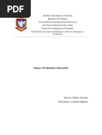 Evaluación e Innovación, Ensayo 4 251107 Belkis TICs