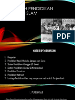 Pertemuan 3 - Sejarah Pendidikan Zaman Islam