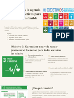 Objetivos 3 y 4 Para El Desarrollo Sostenible