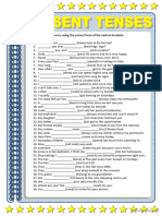 Present Tenses - Review