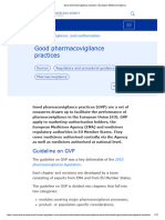 EMA Good Pharmacovigilance Practices - European Medicines Agency