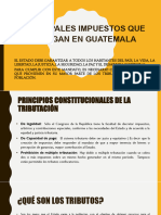Principales Impuestos Que Se Pagan en Guatemala