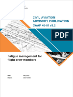 Caap 48 01 Fatigue Management For Flight Crew Members