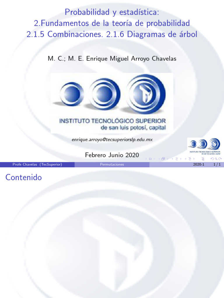 Combinaciones y Diagramas de Árbol | PDF | Conjunto (Matemáticas ...