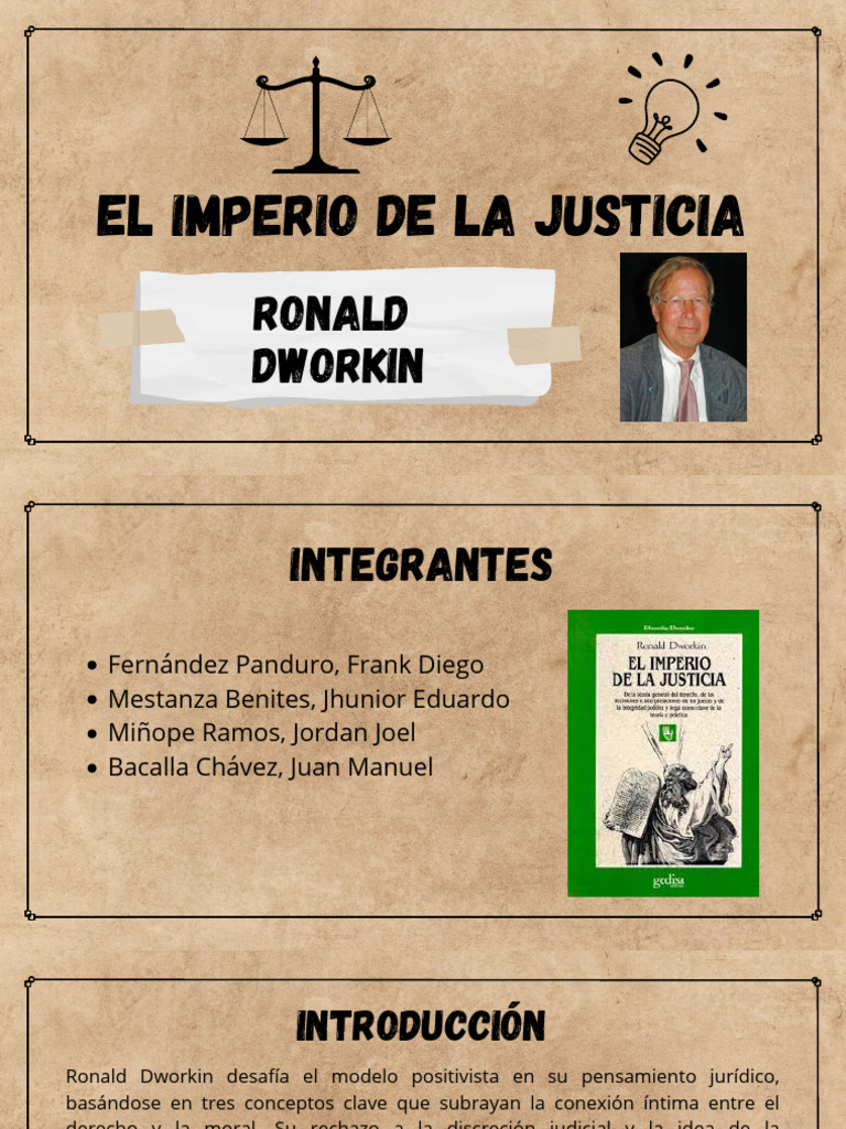 Dworkin y el Imperio de la Justicia | PDF | Educación en artes liberales