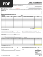 Cash Transfer Form Template | PDF