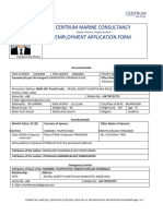 Centram MHR-F-01 - Employment Application Form-Centrum