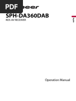 Pioneer SPH-DA360DAB-Operation-Manual