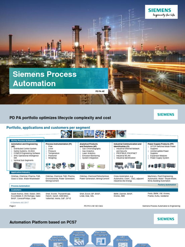 PCS 7-Integration-Power - PPT - Shortcut | PDF | Simulation | Automation