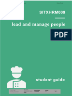 SITXHRM009 Student Guide