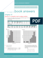 Workbook Exercise Answers Chapter 17 Asal Biology PDF