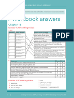 Workbook Exercise Answers Chapter 16 Asal Biology PDF