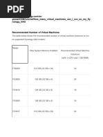 Synology VM Specifications