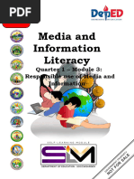 Quarter 1 - Module 3: Responsible Use of Media and Information