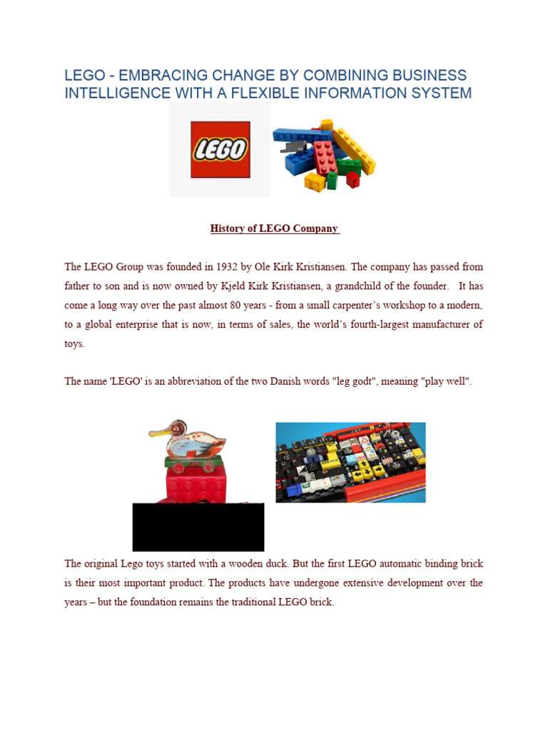 LEGO's Business Intelligence Evolution | PDF | Databases | Product ...