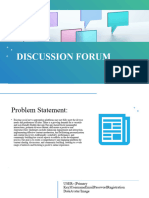 Discussion Forum