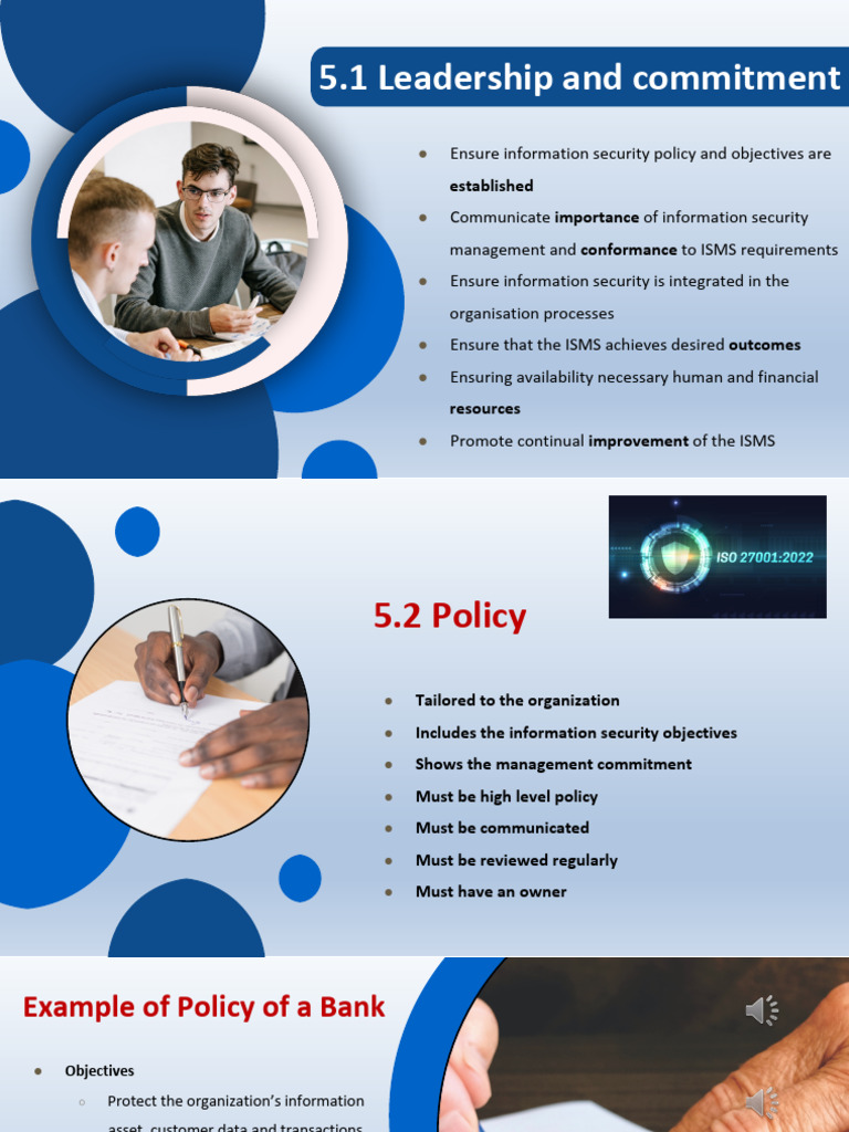 Lesson+06+a+ +clause+5+ +leadership+ | PDF | Information Security ...