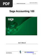 Sage Accounting 100 Manual 2012