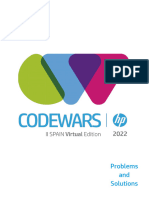 Statements Problems and Solutions Code Wars Spain Virtual Edition 2022