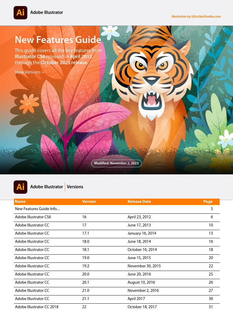 Adobe Illustrator New Features Guide 2023 | PDF | Adobe Illustrator ...
