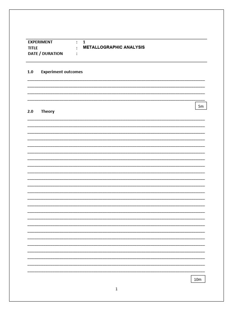 Lab Report 2 Djj3213 DKM Pmu Metallographic Analysis PDF
