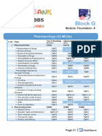 3rd Proff MBBS - KMU - Block G Course Content