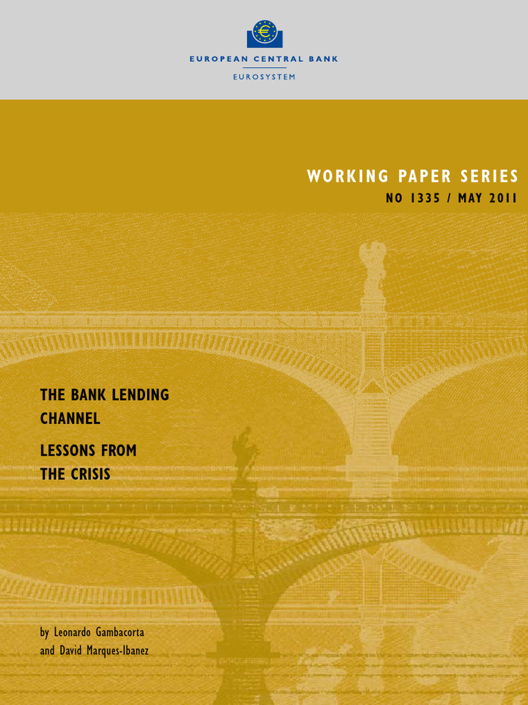Working Paper Series European Central Bank | PDF | Banks | Monetary Policy