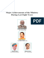 Major Achievements of The Ministry During Last Eight Years