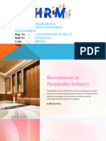Recruitment in Hospitality Industry