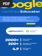 Updated GCE UpEducators Brochure