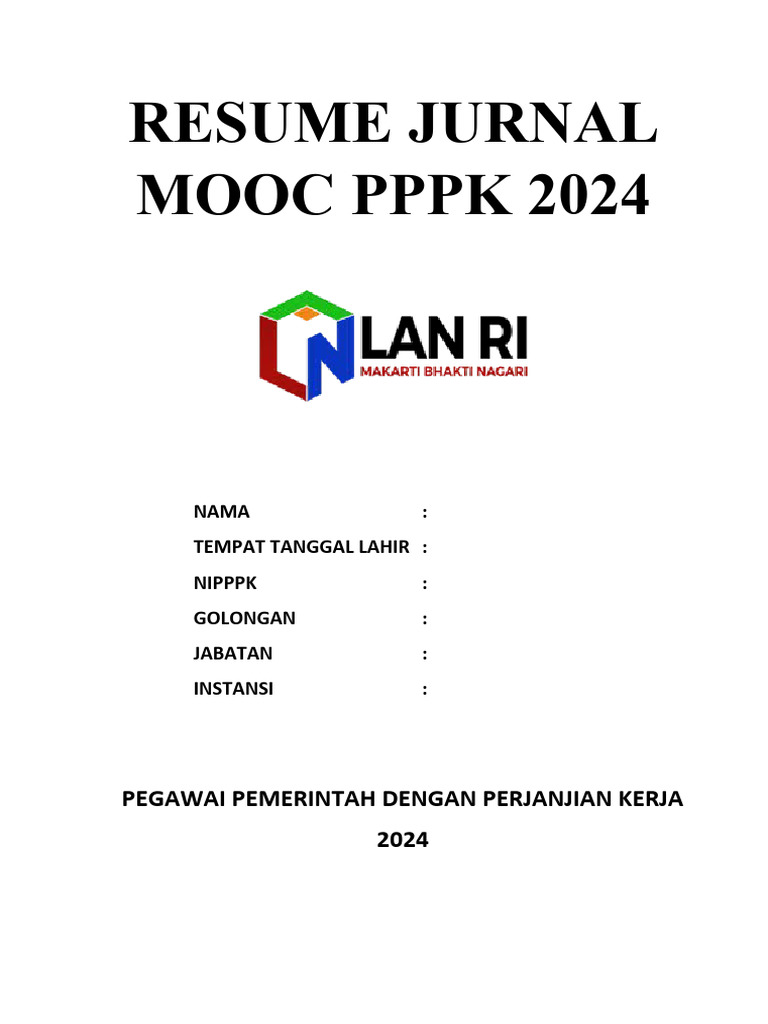 Resume jurnal mooc pppk 2024 4 pdf