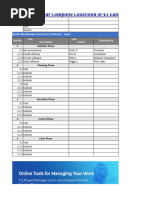 Google Sheet WBS Template 20 - 43 - Project Managers Blank WBS With WBS Tree Example