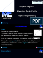 Basic Maths 01 Trigonometry