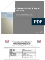 Indian Economy and Policy 