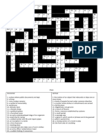 Crossword Puzzle