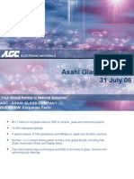 AGC - Asahi Glass Overview - 31 July 06