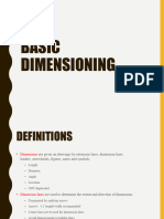 dimensioning