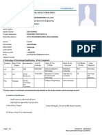 Individual Faculty Data Sheet