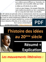 Histoire Des Idées de 20 Siècle