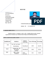 Kabilan Resume